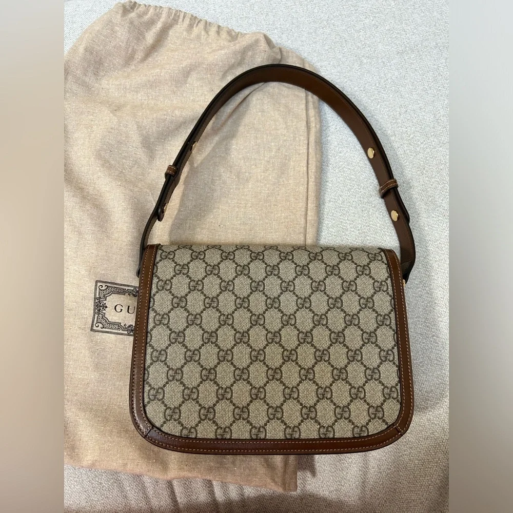 NEW 1955 Gucci Horsebit Shoulder Bag - Picture 5 of 10